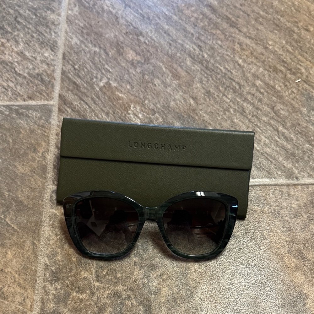 Longchamp Dark Gray Sunglasses for Men